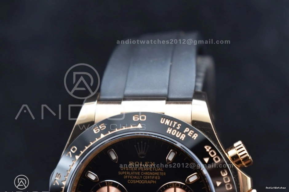 1:1 Dial Best on Edition Oysterflex SH 116518 753 Daytona Black APSF Strap RG Rubber Seasonal 0509